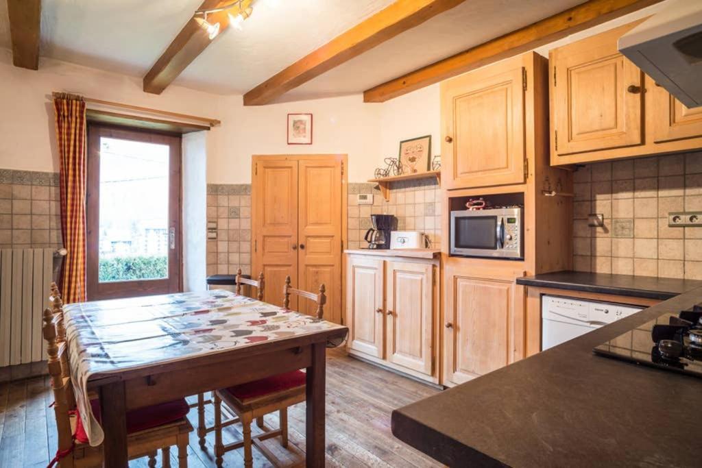 Appartement spacieux proche des télécabines avec jardin privé Saint-Gervais-les-Bains Exterior foto