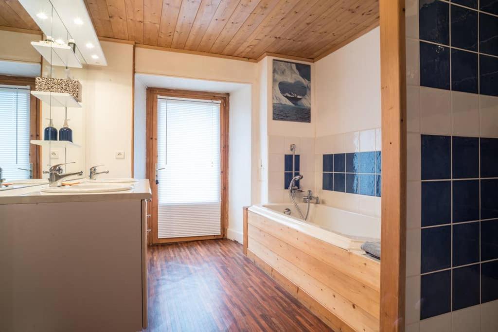 Appartement spacieux proche des télécabines avec jardin privé Saint-Gervais-les-Bains Exterior foto